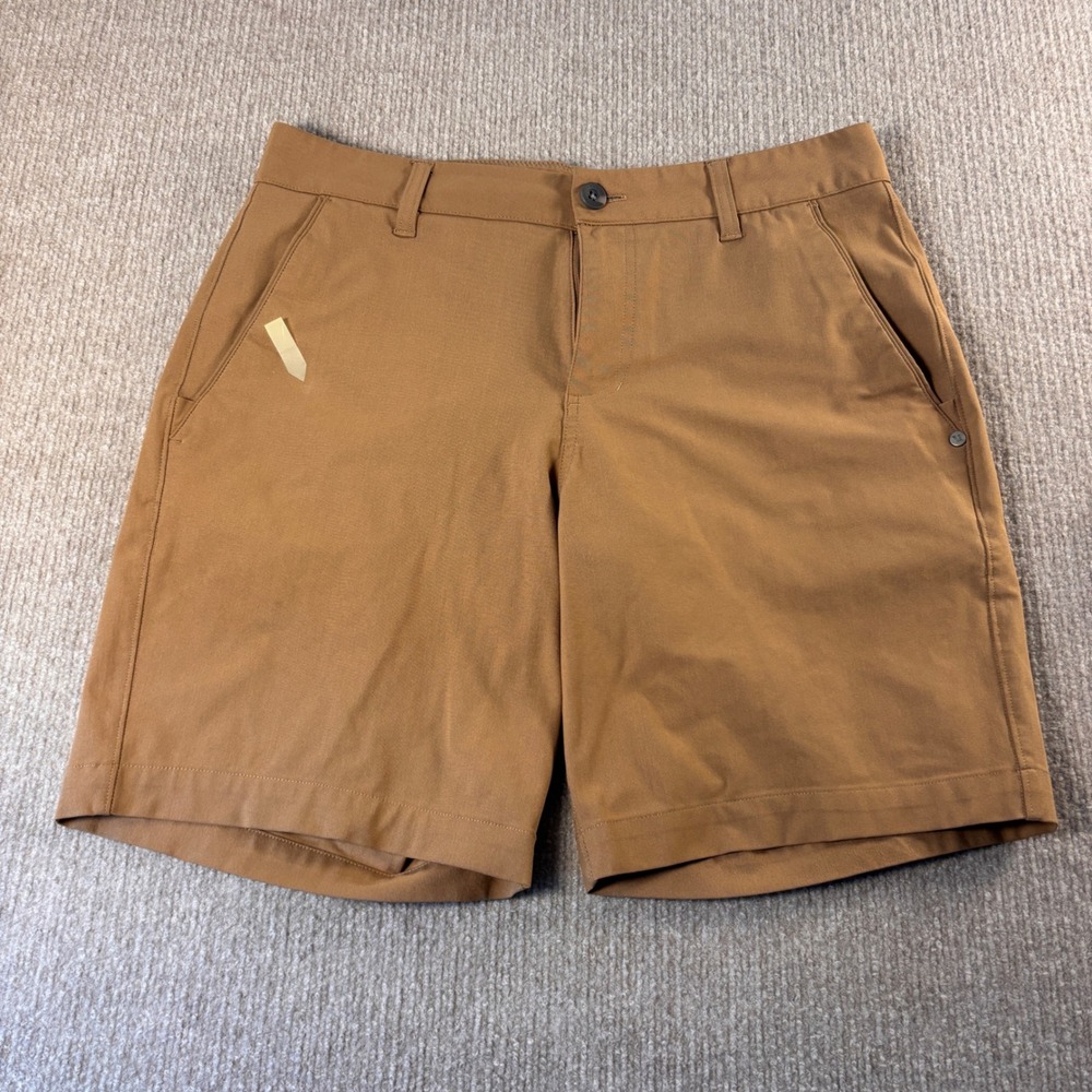 Vuori Tobacco Brown Meta 8" Performance Shorts Men's Size 30 EUC V379
